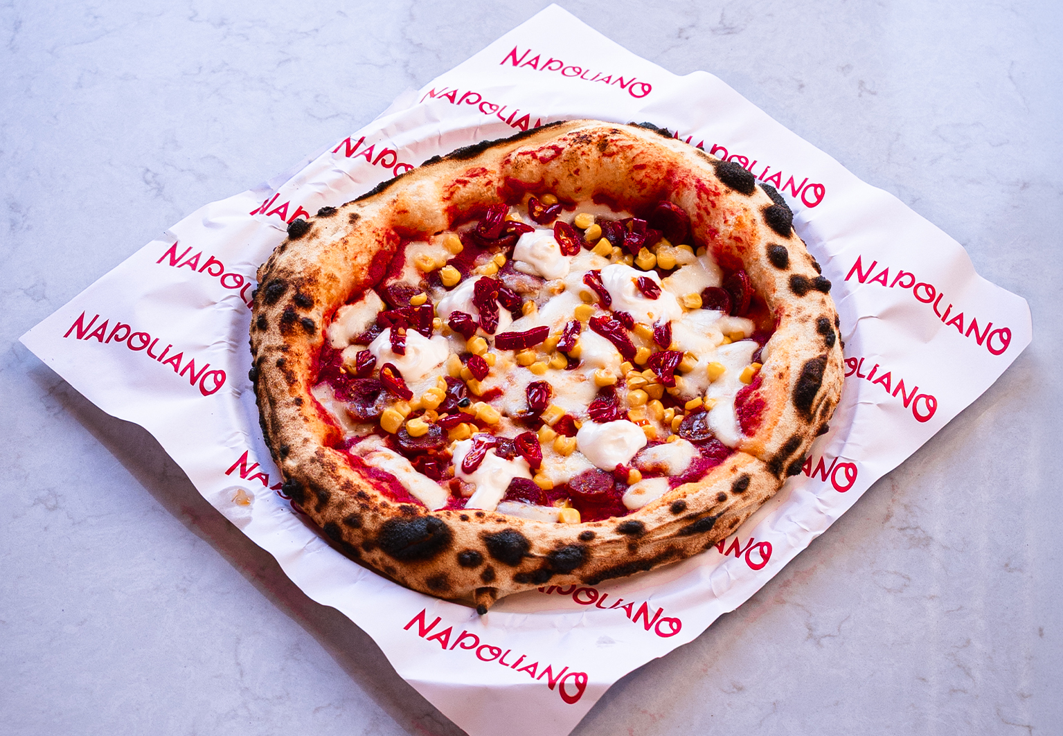 Acı Biber Reçeli & Sosis pizza